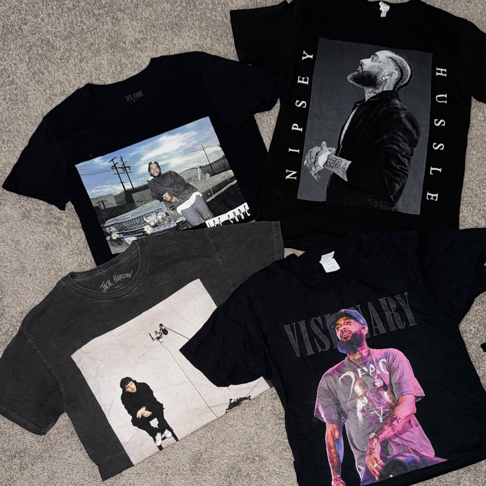 Graphic 4-T-Shirts Set